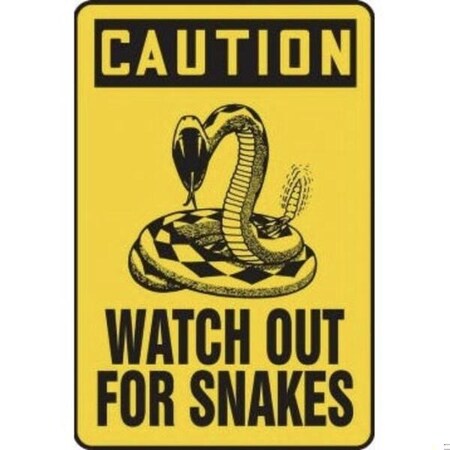 Accuform OSHA CAUTION Safety Sign WATCH OUT MVHR637XL MVHR637XL